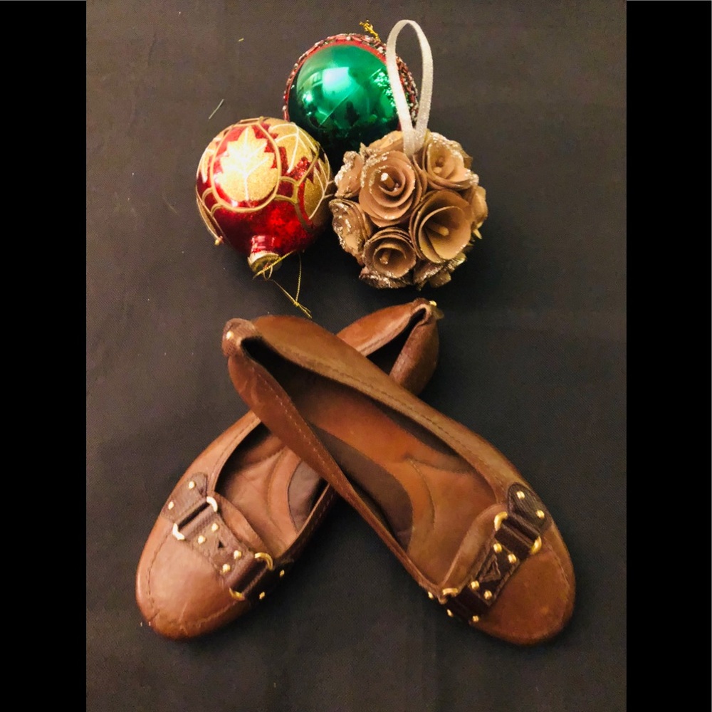 Leather moccasins size 9